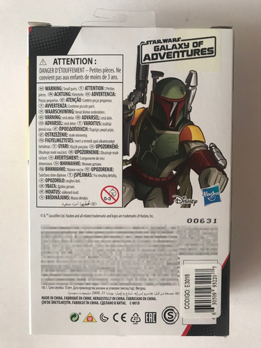 Boba Fett Star Wars Galaxy Of Adventures 5 Pulg Hasbro 2020 (Usado)