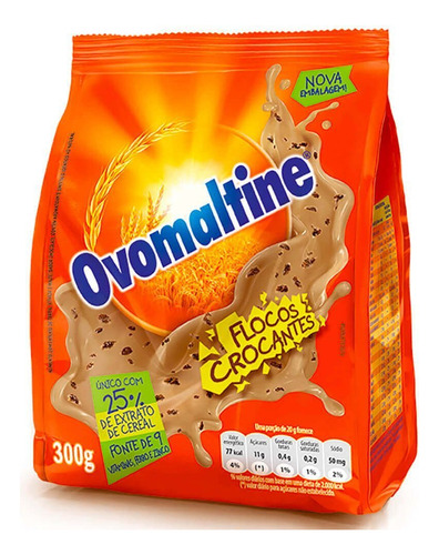 Ovomaltine Achocolatado Em Flocos Crocantes 300g