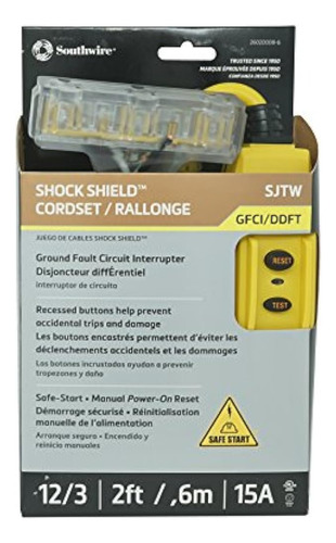 Trc 260200086 123 Gauge Shockshield Gfci Protegido En Línea