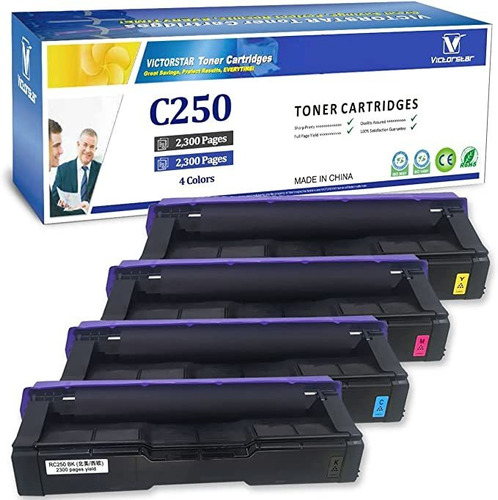 Cartuchos De Tóner Compatibles De 4 Colores Sp C250 C261 D.