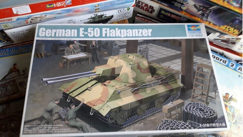 Trumpeter German E-50 Flakpanzer 1 35