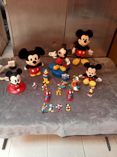 Colección Mickey Mouse... Lámpara - Peluches Parlante-- Figu