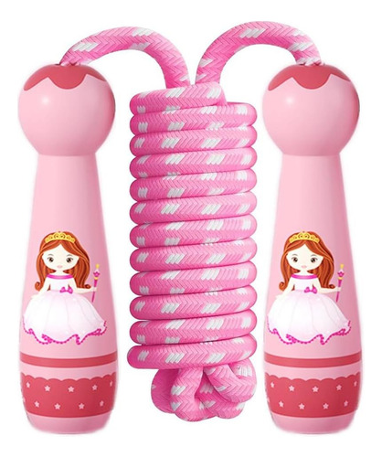 Homello Jump Rope For Kids Many De Madera Cabeza De Algodón