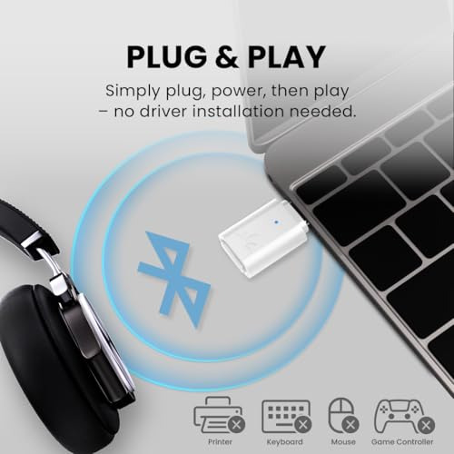Pack Adaptador Bluetooth 5.3 Usb-c Para Pc Y Mac
