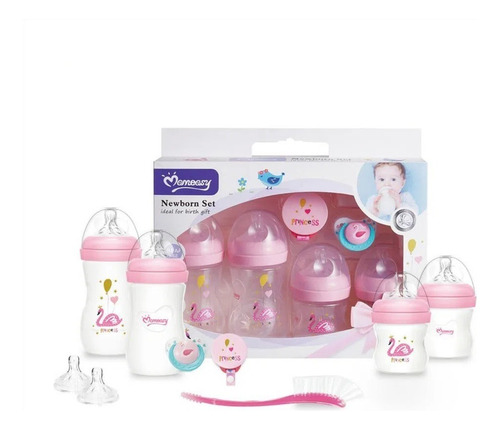 Set De  Teteros Anti Cólicos Para Bebe Niño - Niña Momeasy  