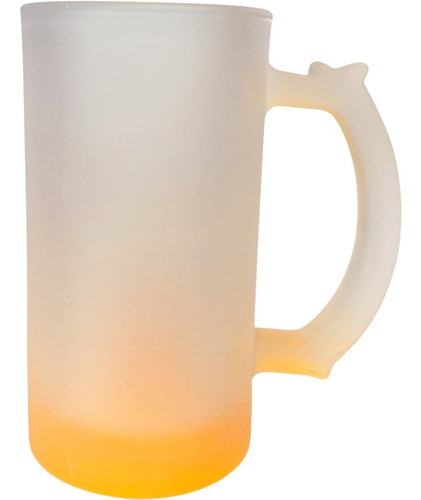 Tarro Cervecero Satinado Naran 16oz Sublimar Sublimacion 6pz Negro