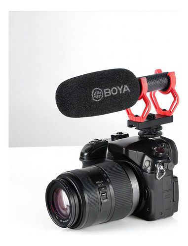 Boya By-bm2040 Micrófono Super-cardioid Shotgun Color Negro