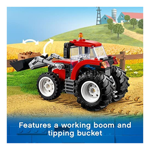 Set Juguete De Construcción Lego City Vehicles Tractor 60287