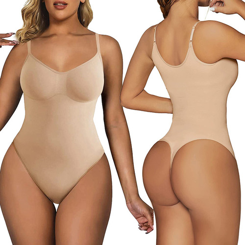 Body Para Mujer Con Control De Barriga, Tanga Sin Costuras