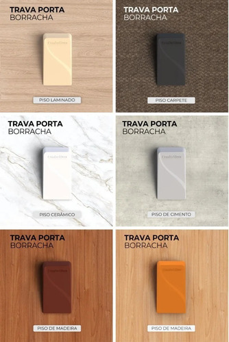 Trava Porta Borracha Cinza Comfortdoor