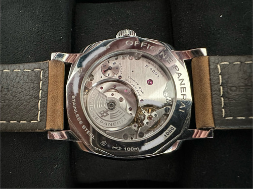 Panerai Radiomir 3 Days Gmt Micro Rotor Caja Y Papeles Full Café Acero Negro (Usado)