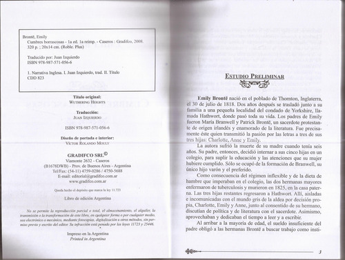 Cumbres Borrascosas Libro Nuevo E Bronte Libro Nuevo