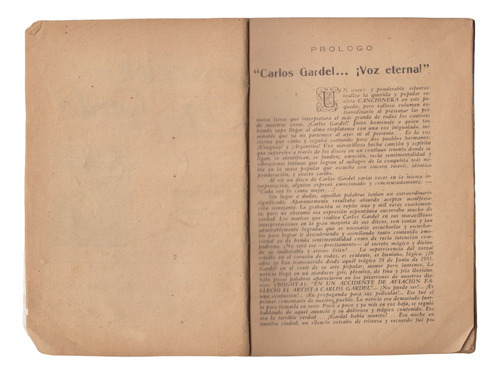 1955 Tango Seleccion Gardel N° 7 Repertorio Inedito Uruguay (Usado)