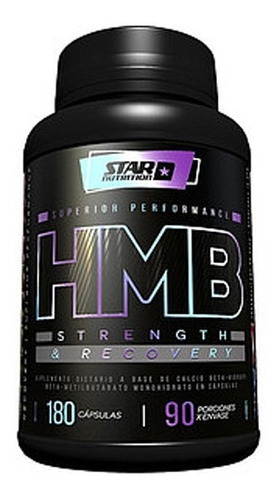 Star Nutrition Hmb Calcio Hidroxy Beta Metilbutarato 180 Cap