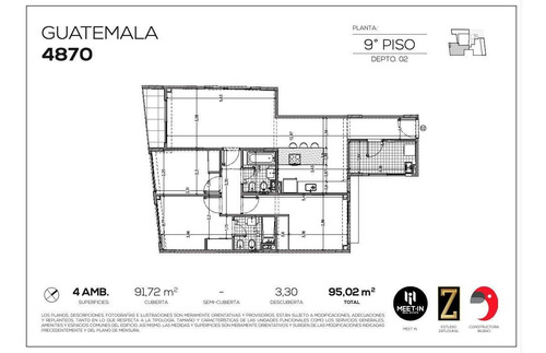 Imagen 8 de 11 de Mova Soho - Excelente 4 Ambientes Con Dependencias