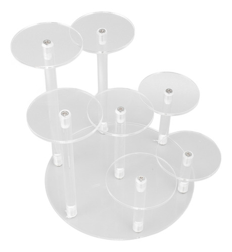 Soporte Para Magdalenas De Acrílico Redondo De 7 Niveles