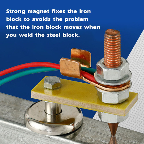 Conector De Pinza De Soldadura Magnética Y Soporte Electroma