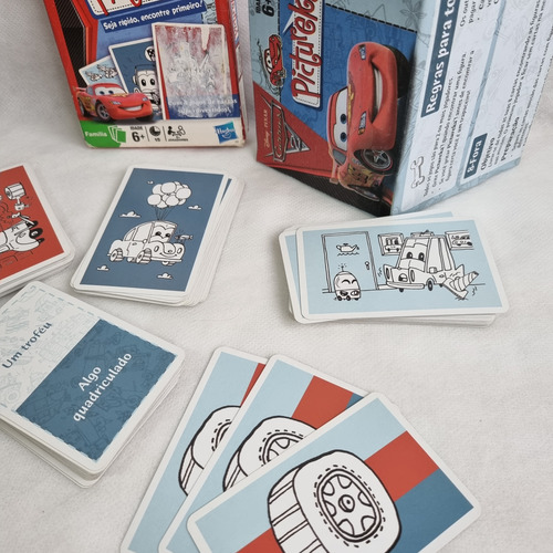 Jogo Cartas Pictureka! Carros 2 Disney Hasbro Completo Usado (Usado)