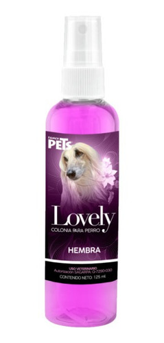 Colonia Lovely Oriental Frutal Perro Hembra 125ml Fancy Pets