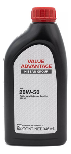 Aceite 20w50 Nissan Value Advantage 