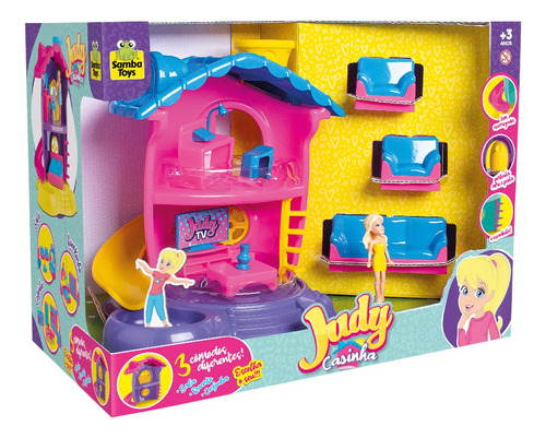 Casita Judy Sala Ambiente Con Accesorios - Premium