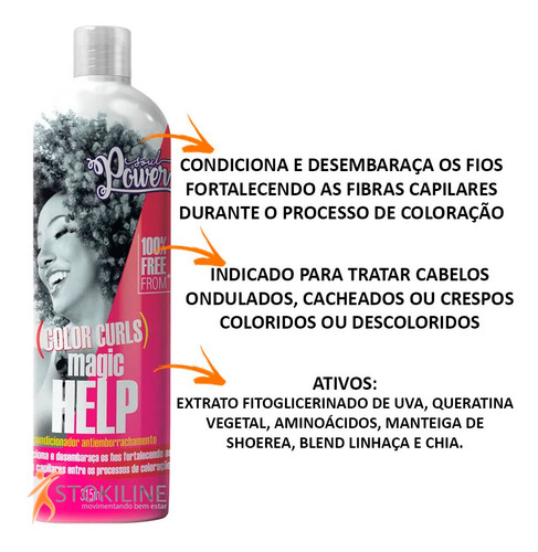 Kit 3 Tratamento Condicionador Color Magic Help 315ml