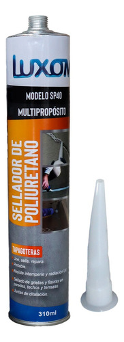 Sellador De Poliuretano Impermeable Blanco Luxom X 310ml 