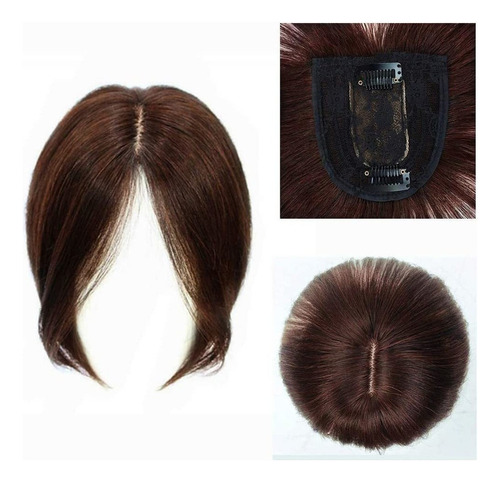 100% Human Hair Topper Piecesr Crown Topper Clip In Top