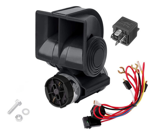 Bocina Neumática Compacta De 12 V Con Compresor Y Relé Autom
