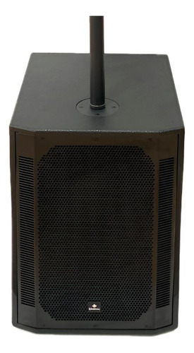 Caixa Amplificada 15 Pol Waldman Sistema De Torre 60hz Preto