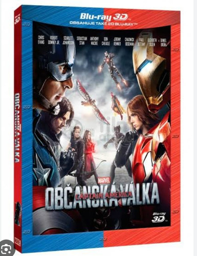 Capitán América 3 En Disco Bluray 3d Alta Definición Full Hd