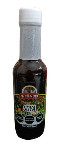 2 Piezas Salsa Well Nuts, Salsa De Soya Con Chile Habanero