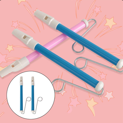2 / Set Mini Slide Whistles Noise Makers Para Niños Azul