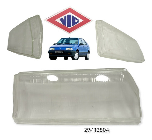 Vidrio Faro Renault 19 Chamade (derecho) 29-113804