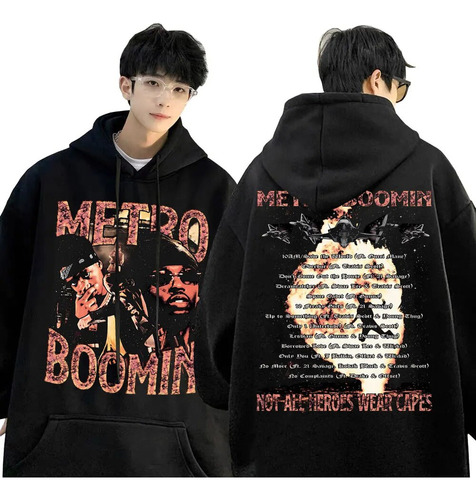 Axw Estampado Gráfico Del Rapero Metro Boomin Not All Heroes Wea