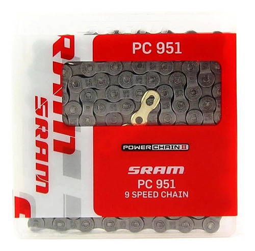 Cadena Cadenilla Sram Pc-951  9 Velocidades