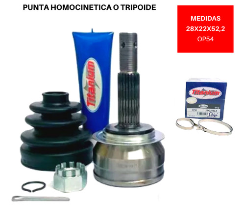 Punta Tripoide Chevrolet Chevy Monza 1.6 1997