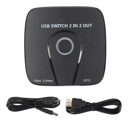 Selector Usb, Conmutador De 2 Entradas Y 2 Salidas, Conmutad