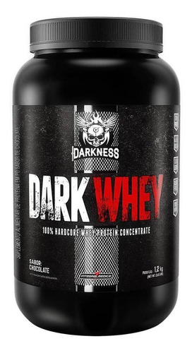 Suplemento Em Pó Integralmédica Darkness Dark Whey Proteínas Sabor Morango Em Pote De 1200g