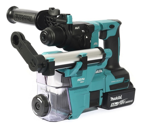 Rotomartillo Inalambrico 18v Filtro Hepa Makita Dhr183rtwj Color Turquesa Frecuencia 50 Hz / 60 Hz