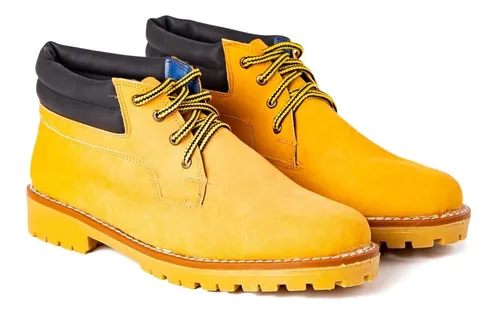 Borcegos amarillos hombre sale