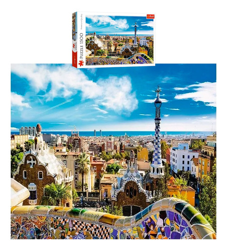 Puzzle Rompecabezas 1500 Piezas Trefl Barcelona Park Guell