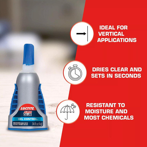 Loctite Super Glue 681925 - Adhesivo De Plástico Gris Oscuro