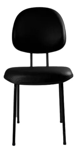Kit C/ 4 Cadeira Executiva Fixa Escritório Ergonômica