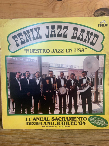 Lp Fenix Jazz Band Jazz En Usa Vinilo Original 1984