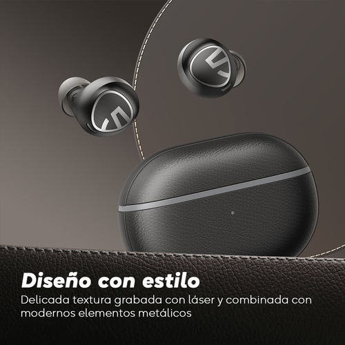 Imagen 7 de 9 de Auriculares Inalámbricos Soundpeats Free 2 Negro 8 Hs Táctil