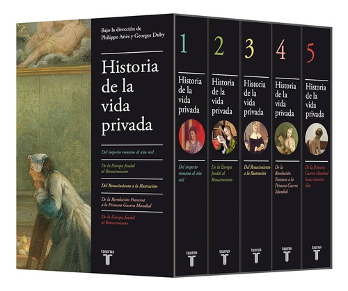 Historia De La Vida Privada (edición Estuche) / Georges Duby