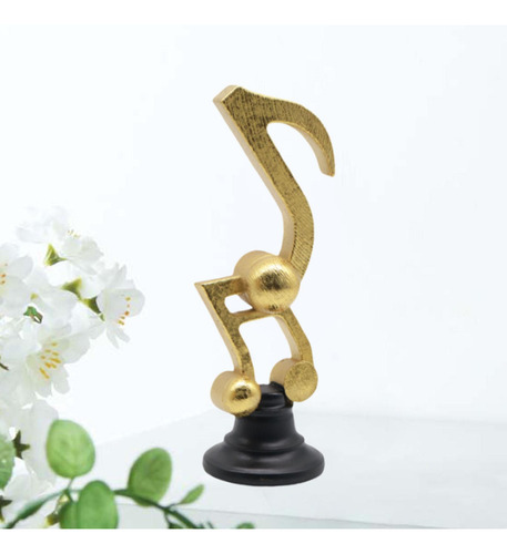 Escultura De Nota Musical, Centro De Mesa De Resina, M
