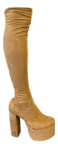 Comprar Bucaneras Botas Largas Con Plataforma Elastizada Medias