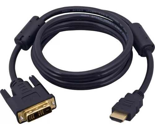 Cabo Adaptador Dvi-d X Hdmi 1,8metros